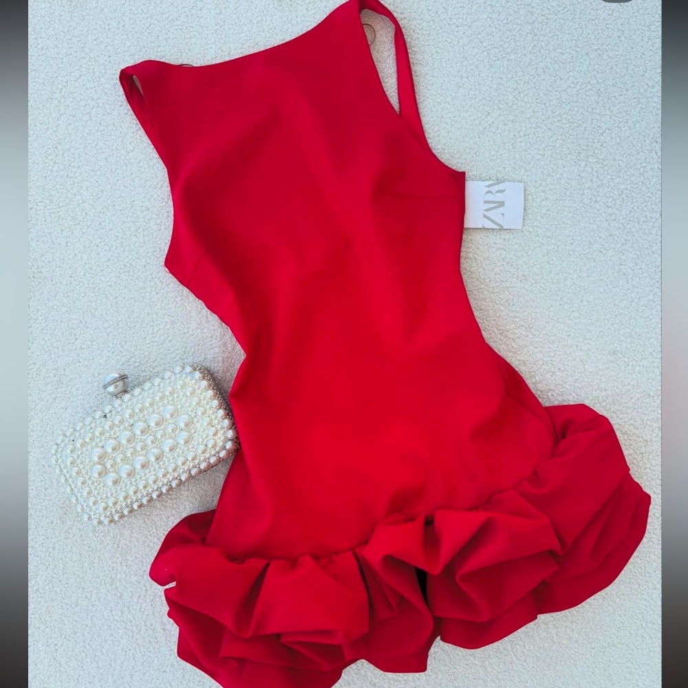 ZARA Red Dress - Picture 8 of 8